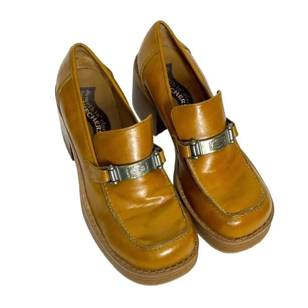 Vintage Skechers Somethin Else Y2K Chunky Platform Heels 7.5